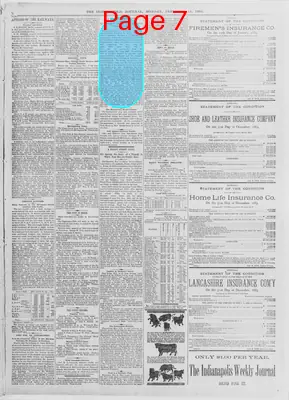 Page thumbnail for The Indianapolis Journal