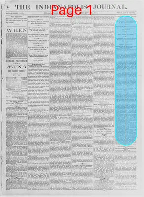 Page thumbnail for The Indianapolis Journal