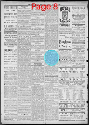 Page thumbnail for The Indianapolis Journal