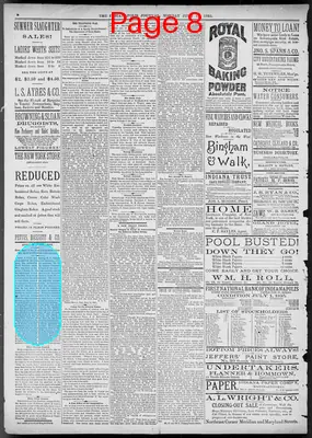 Page thumbnail for The Indianapolis Journal