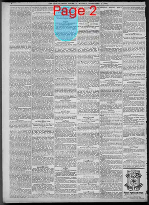 Page thumbnail for The Indianapolis Journal