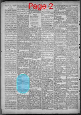Page thumbnail for The Indianapolis Journal