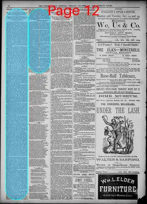 Page thumbnail for The Indianapolis Journal