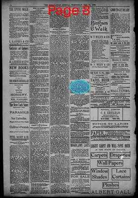 Page thumbnail for The Indianapolis Journal