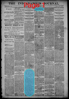 Page thumbnail for The Indianapolis Journal