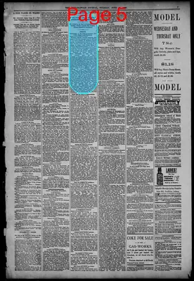 Page thumbnail for The Indianapolis Journal