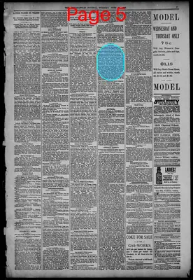 Page thumbnail for The Indianapolis Journal
