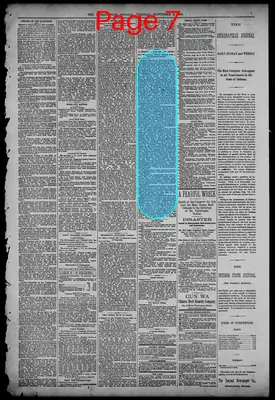 Page thumbnail for The Indianapolis Journal