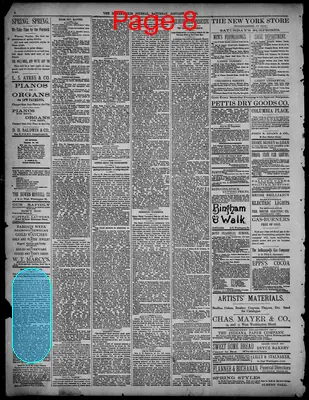 Page thumbnail for The Indianapolis Journal