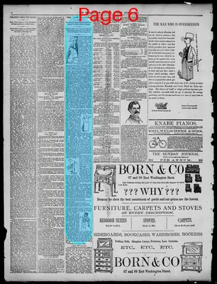 Page thumbnail for The Indianapolis Journal