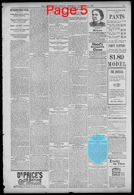 Page thumbnail for The Indianapolis Journal