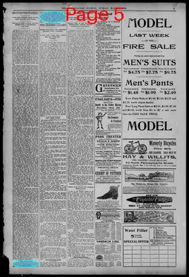 Page thumbnail for The Indianapolis Journal