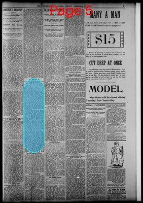 Page thumbnail for The Indianapolis Journal