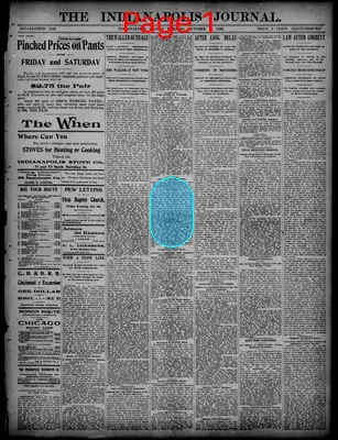 Page thumbnail for The Indianapolis Journal