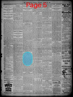 Page thumbnail for The Indianapolis Journal
