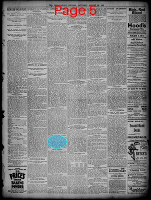 Page thumbnail for The Indianapolis Journal