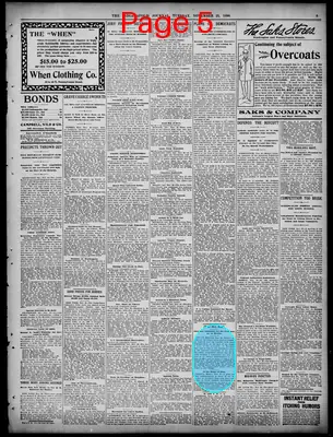 Page thumbnail for The Indianapolis Journal