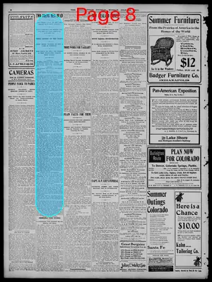 Page thumbnail for The Indianapolis Journal