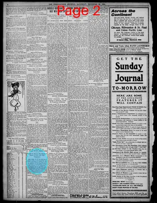Page thumbnail for The Indianapolis Journal