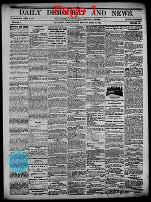 Page thumbnail for Daily Democrat And News