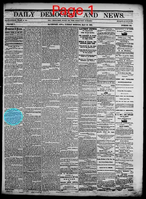 Page thumbnail for Daily Democrat And News