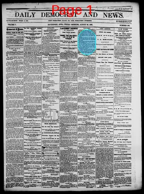 Page thumbnail for Daily Democrat And News