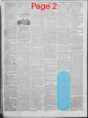 Page thumbnail for New Haven Daily Herald