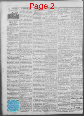 Page thumbnail for New Haven Daily Herald