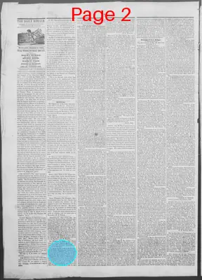Page thumbnail for New Haven Daily Herald