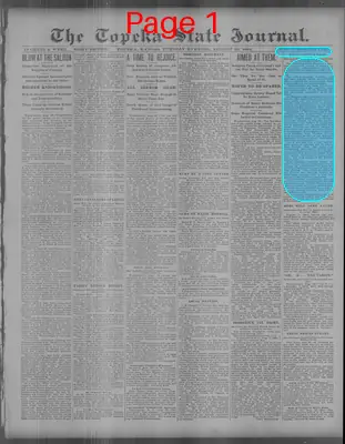 Page thumbnail for The Topeka State Journal