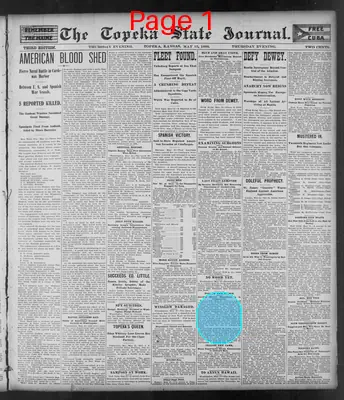 Page thumbnail for The Topeka State Journal
