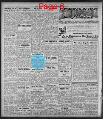Page thumbnail for The Topeka State Journal