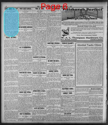 Page thumbnail for The Topeka State Journal