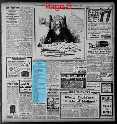 Page thumbnail for The Topeka State Journal