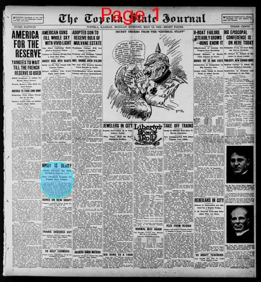 Page thumbnail for The Topeka State Journal
