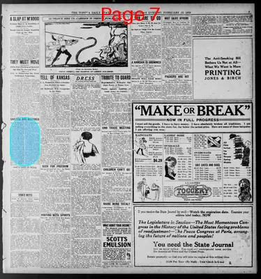 Page thumbnail for The Topeka State Journal