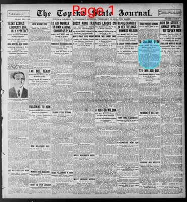 Page thumbnail for The Topeka State Journal