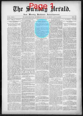 Page thumbnail for The Sunday Herald And Weekly National Intelligencer