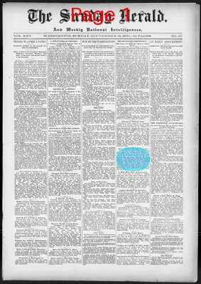 Page thumbnail for The Sunday Herald And Weekly National Intelligencer