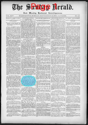 Page thumbnail for The Sunday Herald And Weekly National Intelligencer