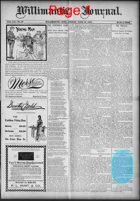 Page thumbnail for The Willimantic Journal