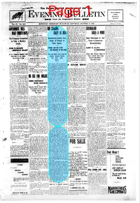Page thumbnail for Evening Bulletin