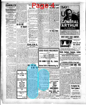 Page thumbnail for Evening Bulletin