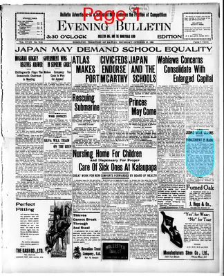 Page thumbnail for Evening Bulletin