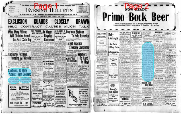 Page thumbnail for Evening Bulletin