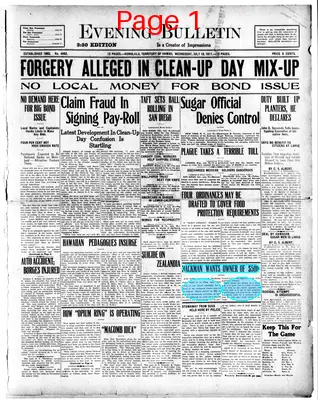 Page thumbnail for Evening Bulletin