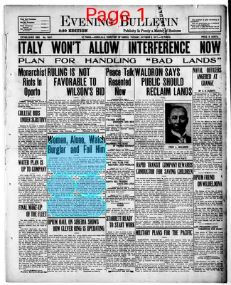 Page thumbnail for Evening Bulletin