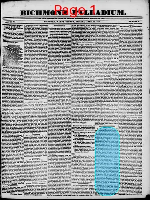 Page thumbnail for Richmond Palladium