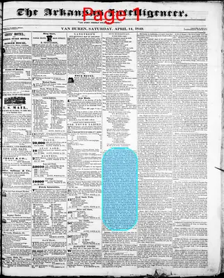 Page thumbnail for Arkansas Intelligencer