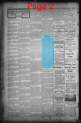 Page thumbnail for The Big Sandy News